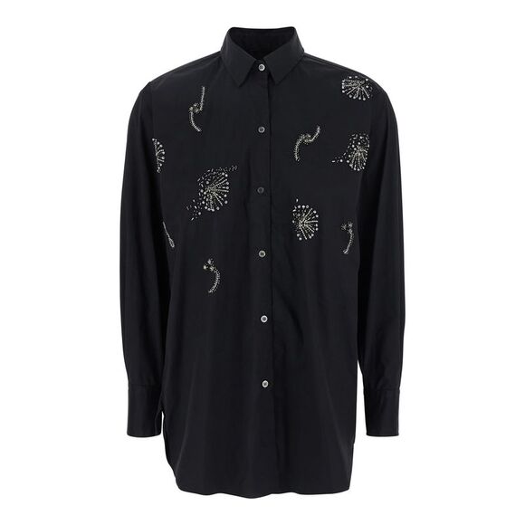 Plain Camicia Con Applicazioni